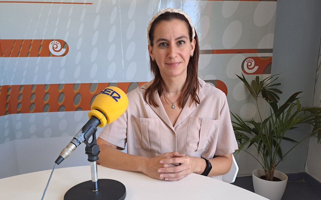 Cristina Escrig, psicóloga de ASAPME Bajo Aragón. /L.C.
