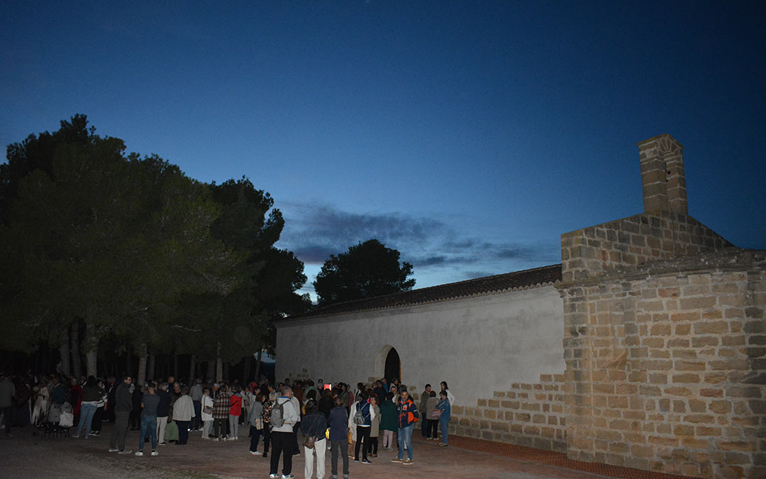La ermita completamente restaurada en el Cabezo de Monteagudo./I.M.