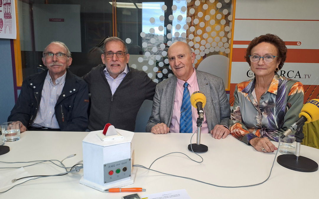 Miembros de Secot Aragon en Radio La Comarca. /L.C.