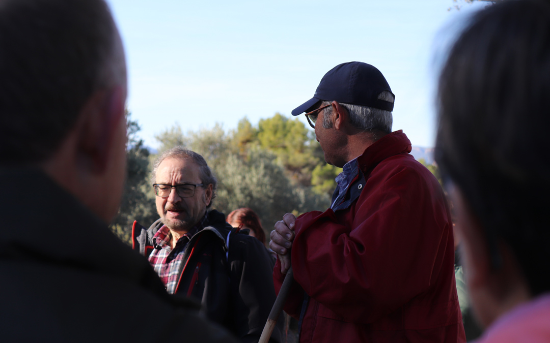 Carlos Pedro y Fernando Zorrilla dieron todos los detalles de las oliveras. /N.A.