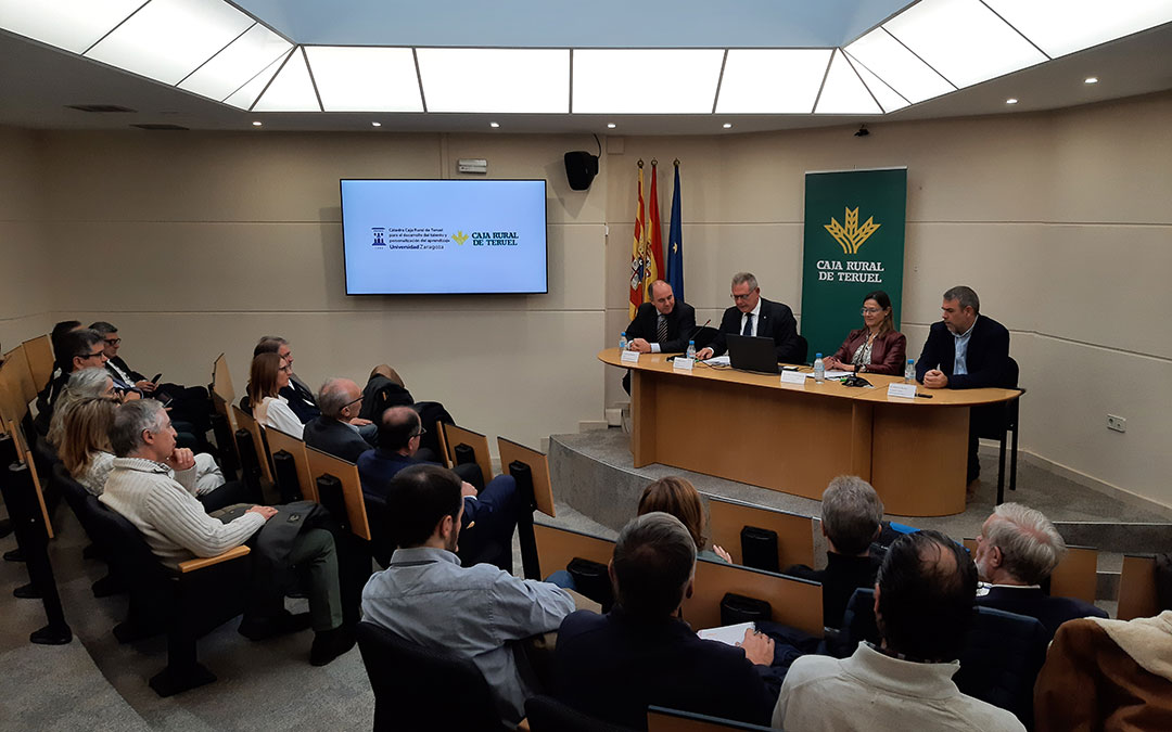 Este martes ha tenido lugar la presentación de la Cátedra. / Caja Rural de Teruel