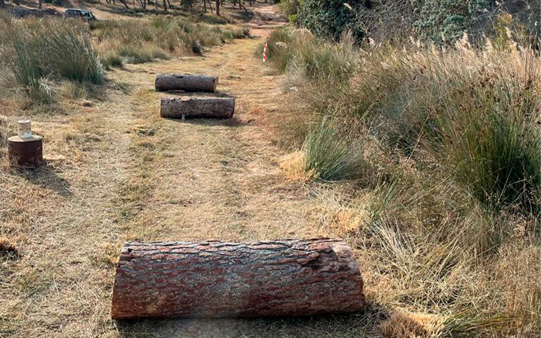 Así luce el circuito del cross horas antes de que cientos de atletas lo recorran. / Luis Lizana