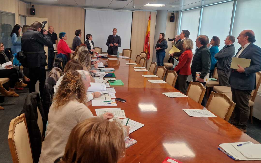 La primera mesa sectorial de Sanidad se ha celebrado este lunes con los sindicatos./ DGA