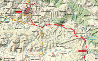 Denuncian la paralización de las obras del último tramo de la N-232 con el que se mejoraría la conexión entre el Bajo Aragón y Castellón