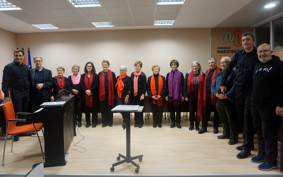 Jornada de Canto Gregoriano en la sede comarcal. /C.M.