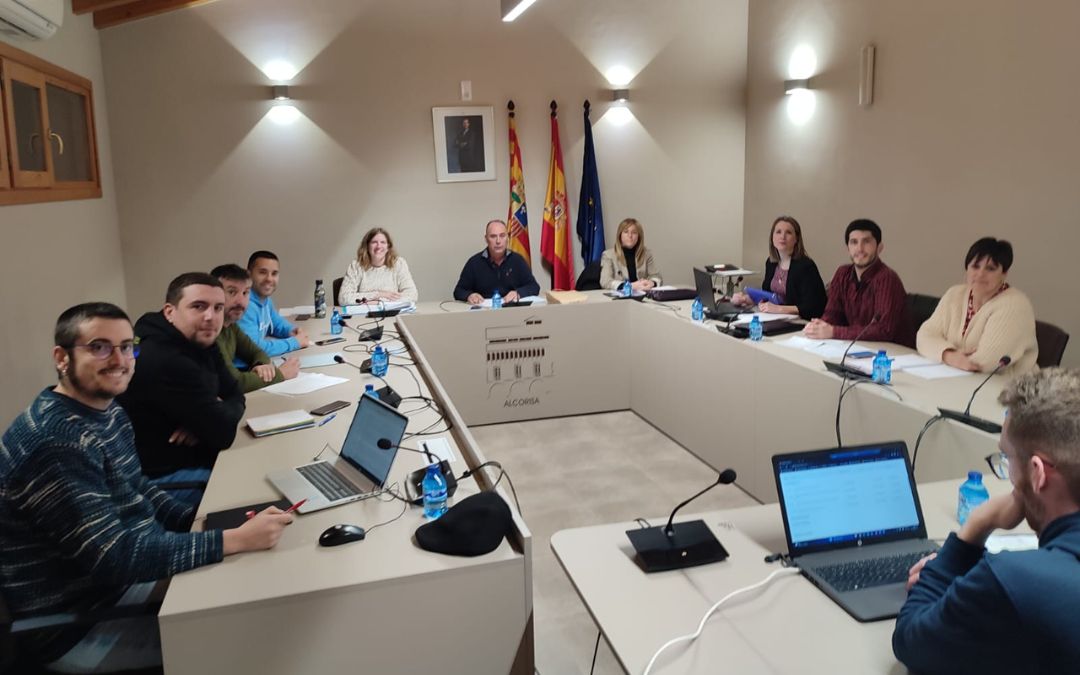 Pleno de diciembre en Alcorisa./ Ayto.