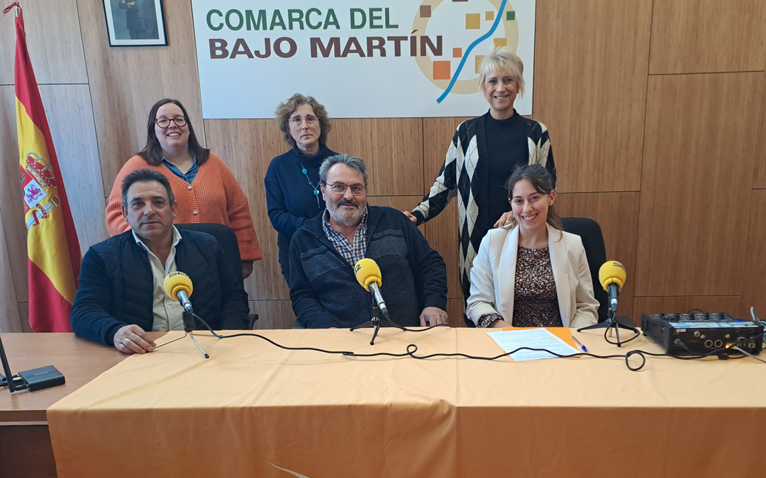 Especial de Radio La Comarca desde la sede del Bajo Martín. /L.C.