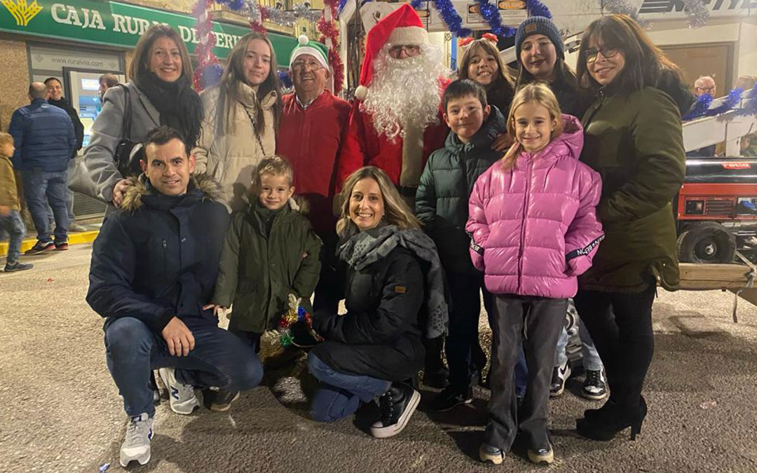 Papá Noel ha llegado el domingo por la tarde a La Puebla de Híjar / Ayto. La Puebla