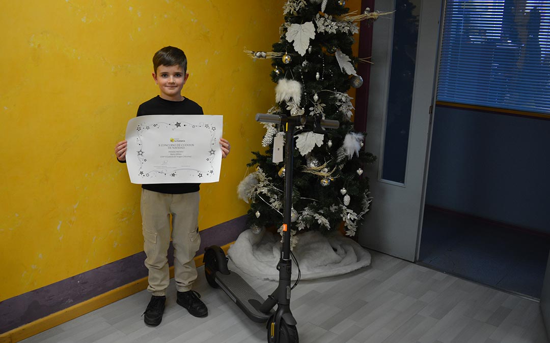 Mario Millán, ganador del X Concurso de Cuentos de Navidad de Radio La Comarca/L.C.
