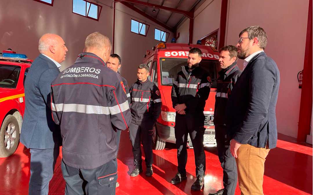 Acto de recepción de las obras con el diputado delegado del SPEI, Alfredo Zaldicar./ S.F.
