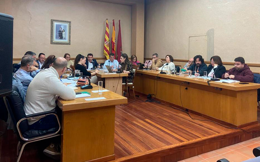 Imagen del pleno de Alcañiz del mes de diciembre./ M.M.R.