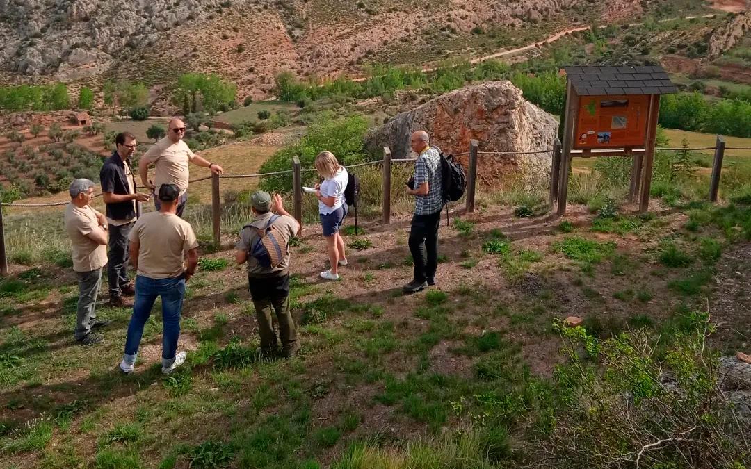 Expertos de la Unesco visitaron el Parque Cultural del Maestarzgo para revalidar su categoría como Geoparque Mundial. /L.C.