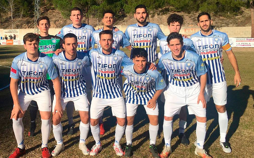 Once inicial del Sportin Alcañiz ante de enfrentarse al Montalbán. / L.C.