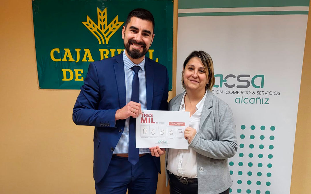 Imagen del número ganador en el segundo sorteo./ ACSA