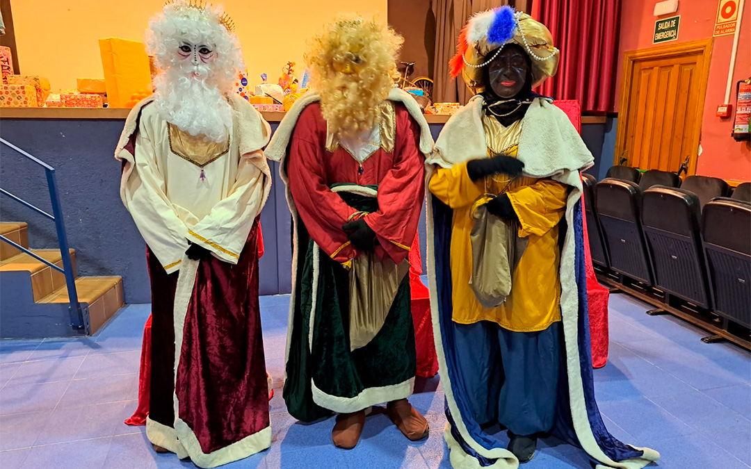 Melchor, Gaspar y Baltasar en Arens de Lledó./ L.C.