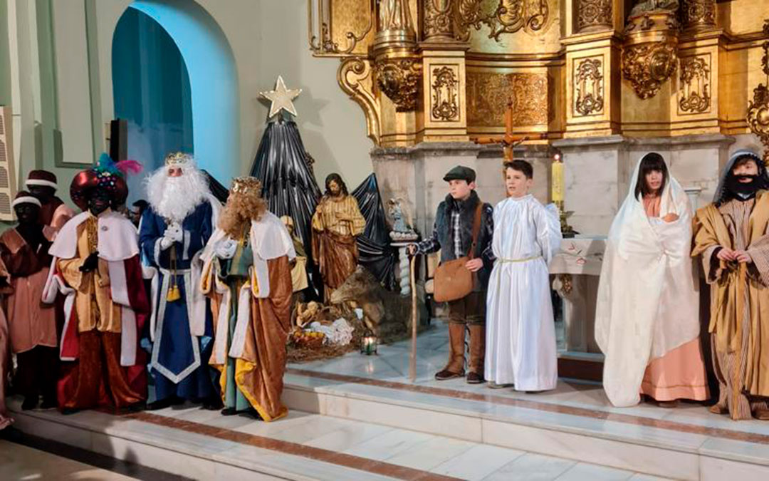 Momento de la Adoración al Niño en Calanda. / L.C.