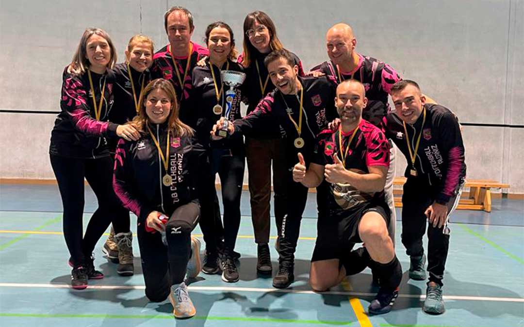 Datchball Alcañiz, campeón de la Liga de Zaragoza. / B.B.