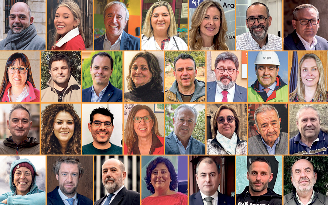 30 agentes integran la portada del especial 'Horizonte' publicado por La Comarca y que representan la voz de muchos. /La COMARCA