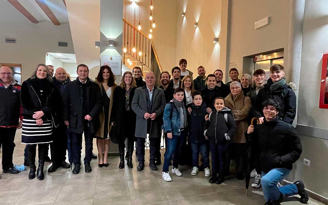 Rececpción en la Casa de la Villa./ S.F.