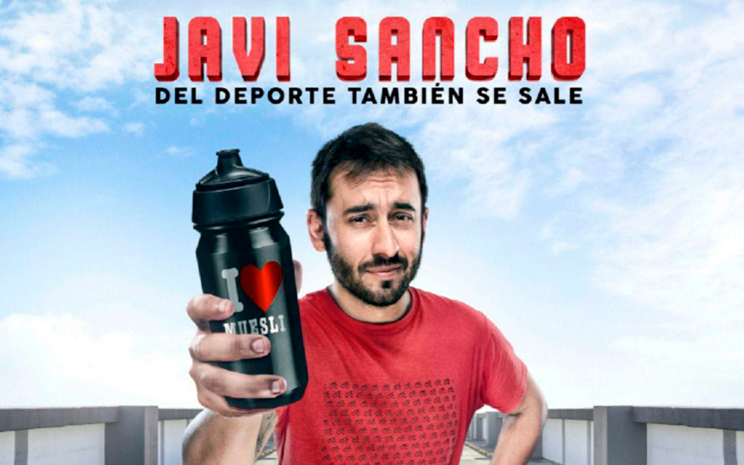 Javi Sancho llevará 'Del deporte también se sale' a Alcañiz. /L.C.