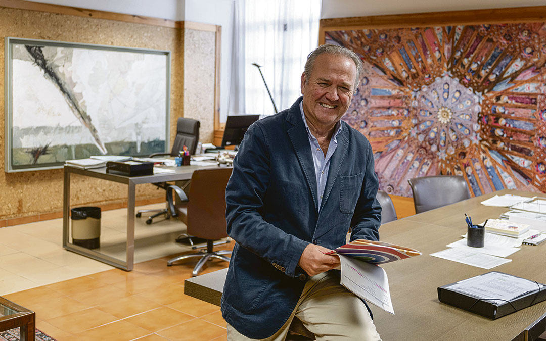 Moncada fue presidente de la Asociación de Agencias de Viajes de Aragón hasta su nombramiento como Director General de Turismo. / Fabián Simón