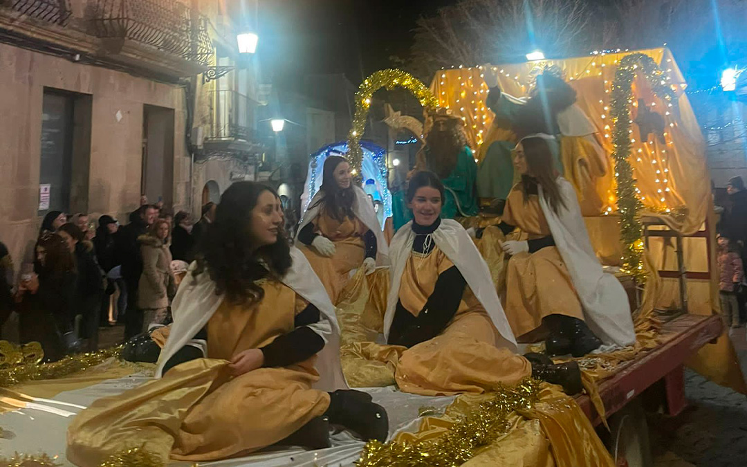 Cabalgata de Reyes en Maella./ La COMARCA