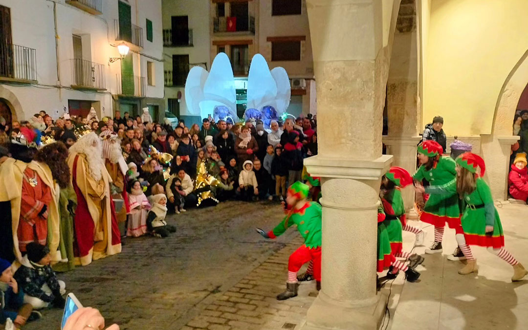 En Mas de las Matas fueron recibidos con bailes. / Ayto. Mas de las Matas