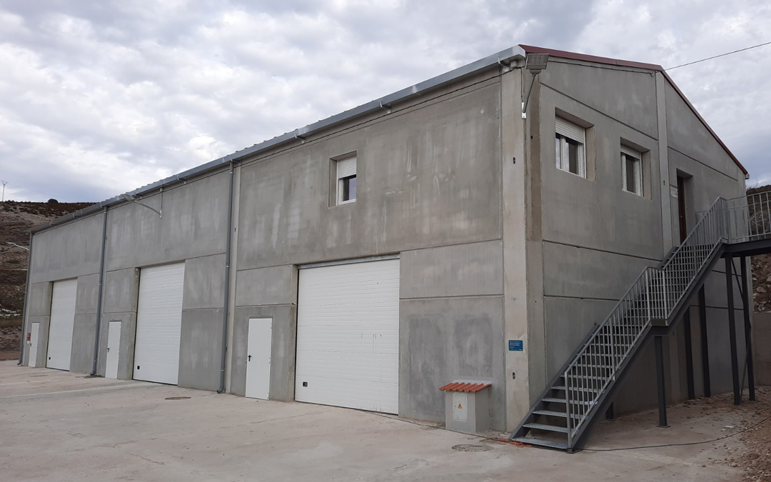 El vivero de empresas está ubicado alado del pueblo, en la carretera hacia Teruel. / Ayto. Fortanete