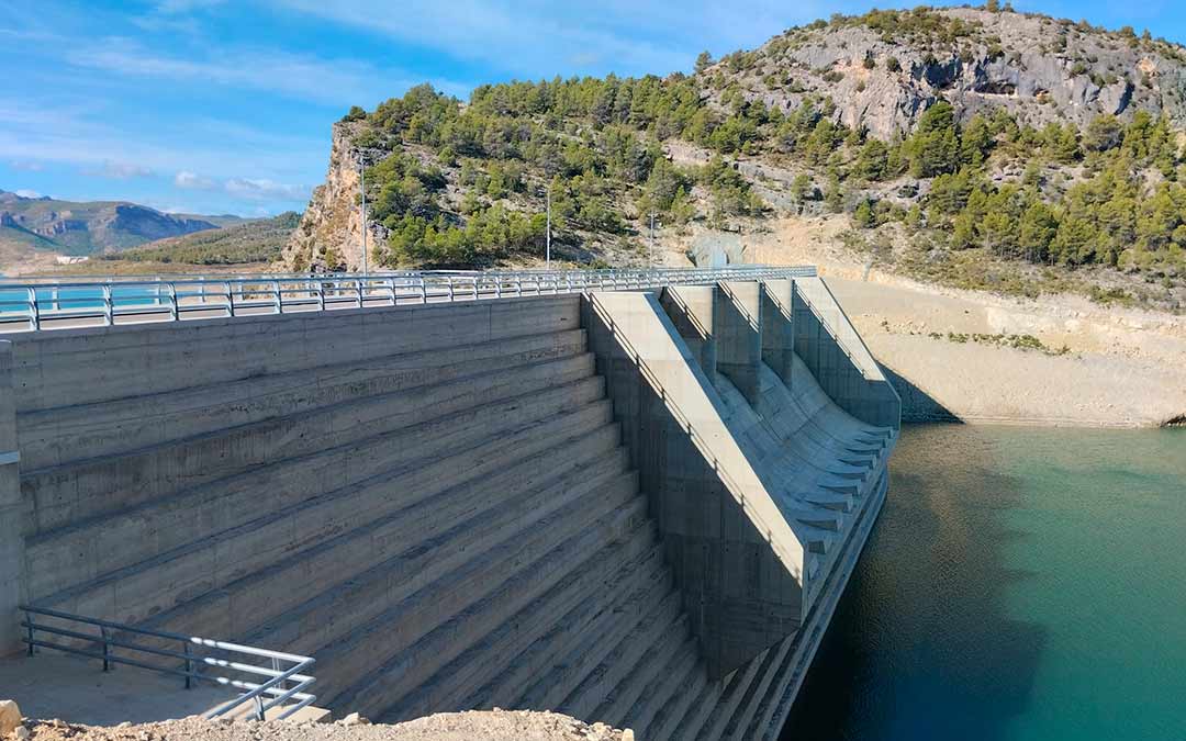 Presa del Cañón de Santolea./ACUAES
