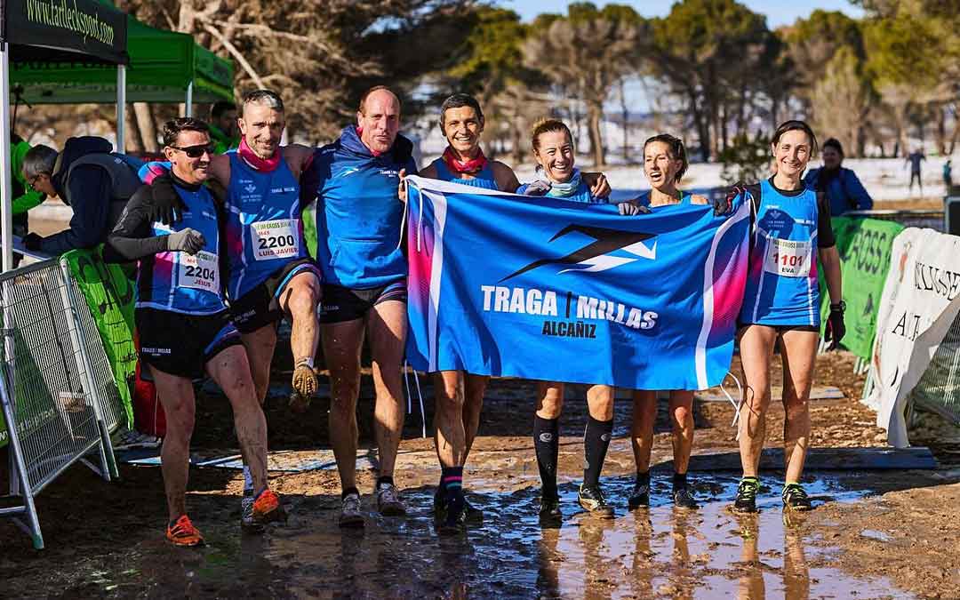 Integrantes de los equipos master 45 y master 40 del Tragamillas Alcañiz en Borja./ Tragamillas Alcañiz
