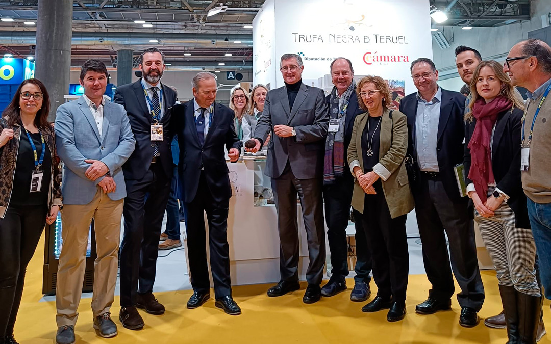 10 empresas del sector de la trufa exponen en Madrid Fusión sus productos gracias al acuerdo establecido entre la Cámara de Comercio y la Diputación de Teruel./ DPT