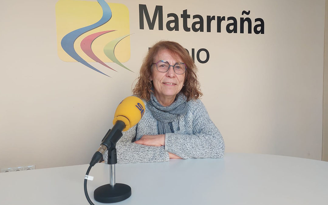 Ángeles Cerdá, de la junta de Santa Águeda de Valderrobres./ J.L.