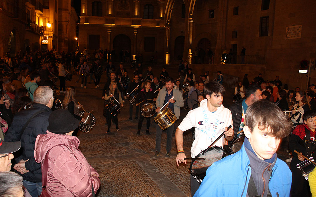Miércoles de Ceniza en Alcañiz. Concentración de tambores. / B. Severino