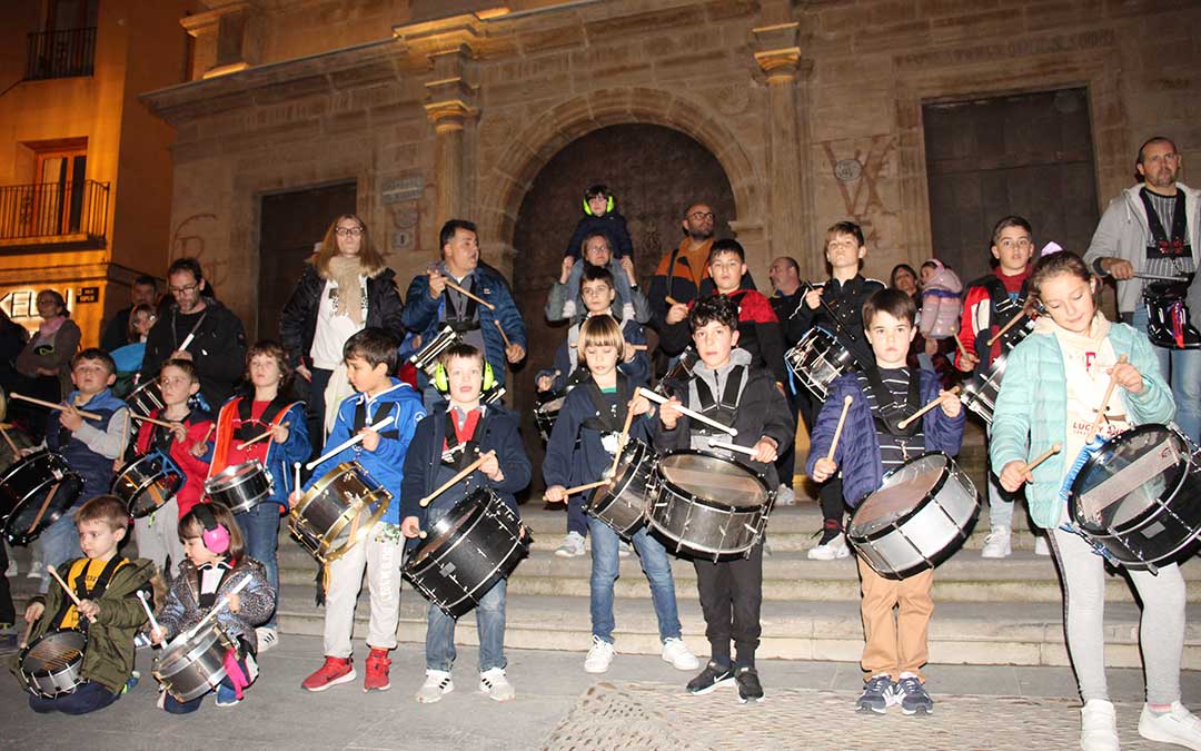 Miércoles de Ceniza en Alcañiz. Concentración de tambores. / B. Severino