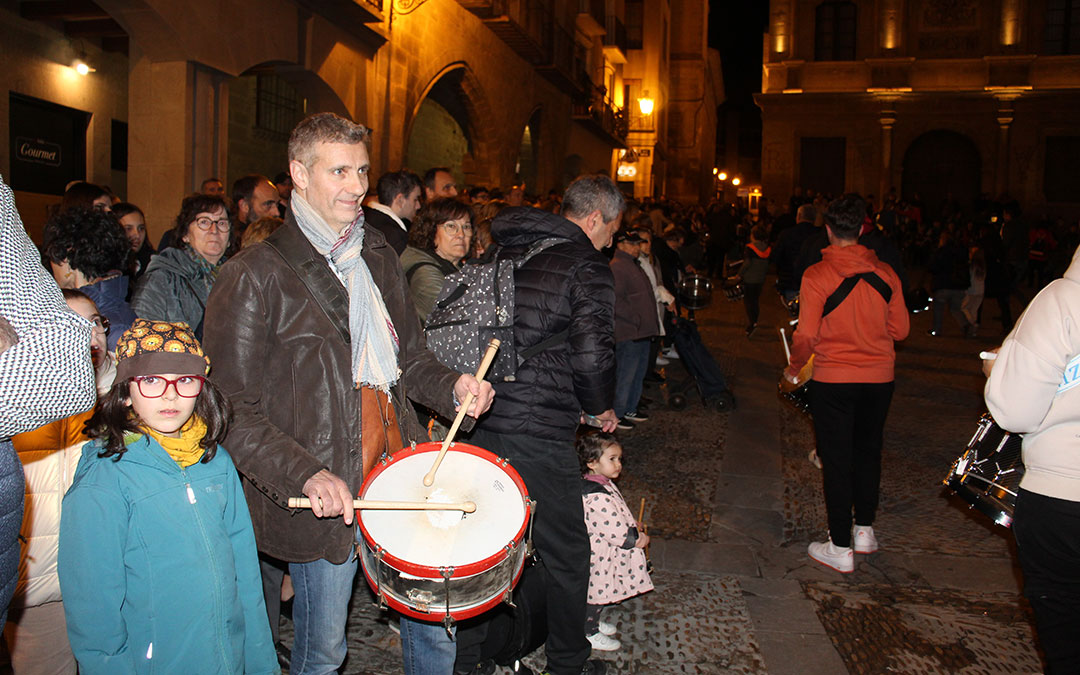 Miércoles de Ceniza en Alcañiz. Concentración de tambores. / B. Severino