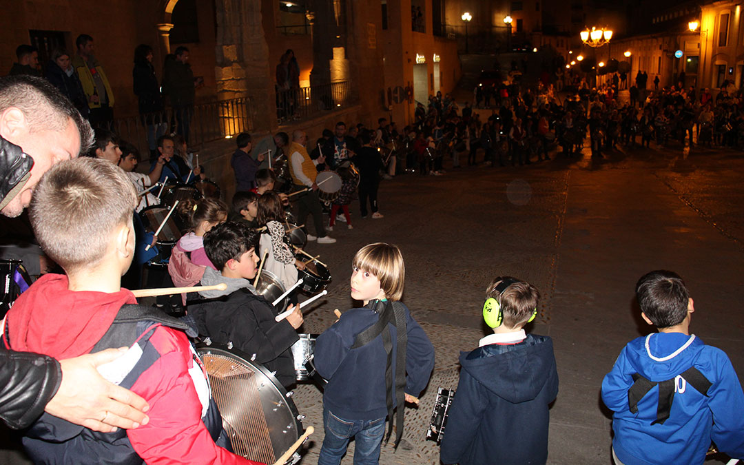 Miércoles de Ceniza en Alcañiz. Concentración de tambores. / B. Severino