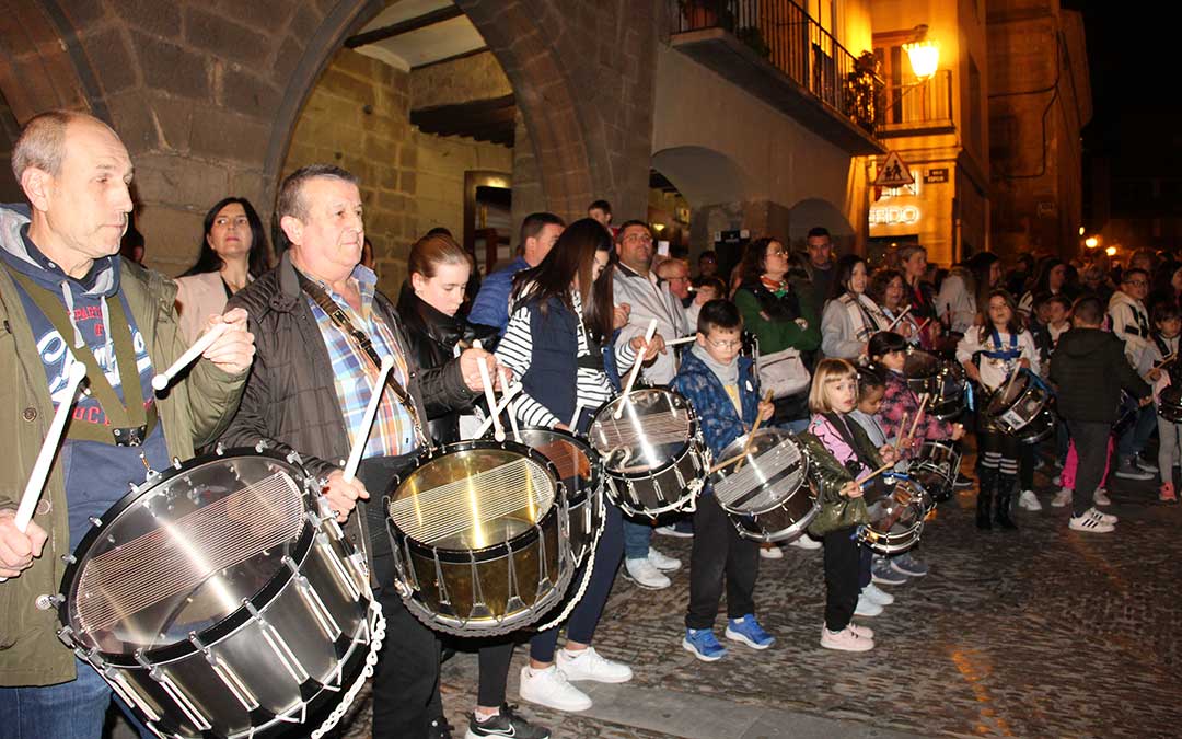Miércoles de Ceniza en Alcañiz. Concentración de tambores. / B. Severino