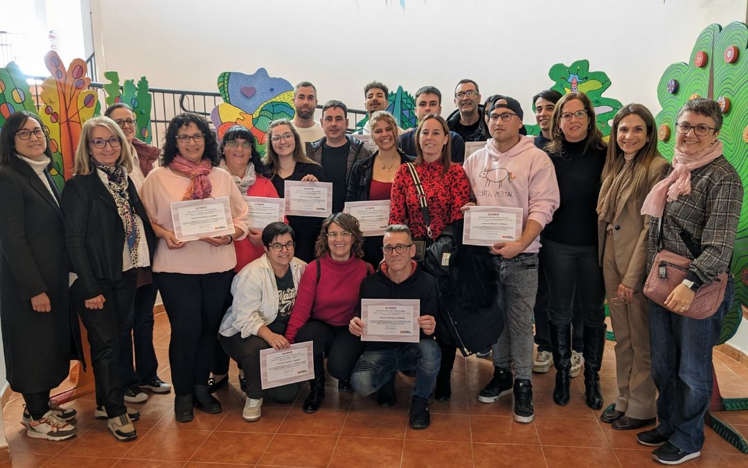 Foto de familia de la clausura del programa experiencial de Andorra./ Ayto. de Andorra.