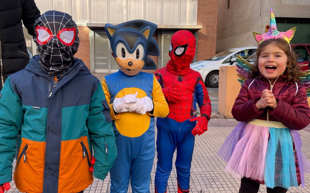 Los más pequeños se han disfrazado de sus personajes favoritos./ S.F.