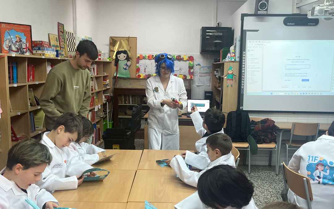 Los alumnos de Escolapios han podido disfrutar del taller./ L.C.