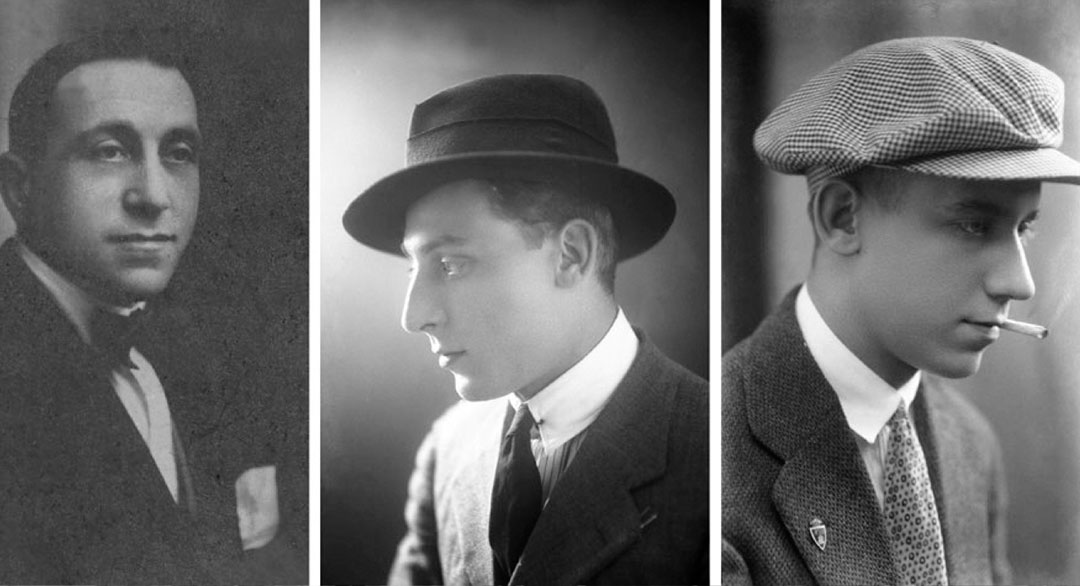 Los tres protagonistas de los primeros años de actividad del estudio, Lucas Cepero, Manuel Gracia Jarque y su hermano César./ Archivo García Jarque