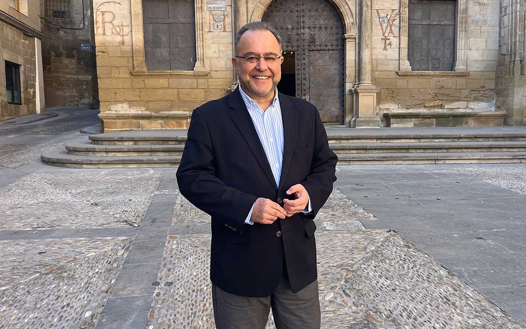 El director general de Desarrollo Estatutario, José María Fuster, hace unos días en Alcañiz / Laura Castel