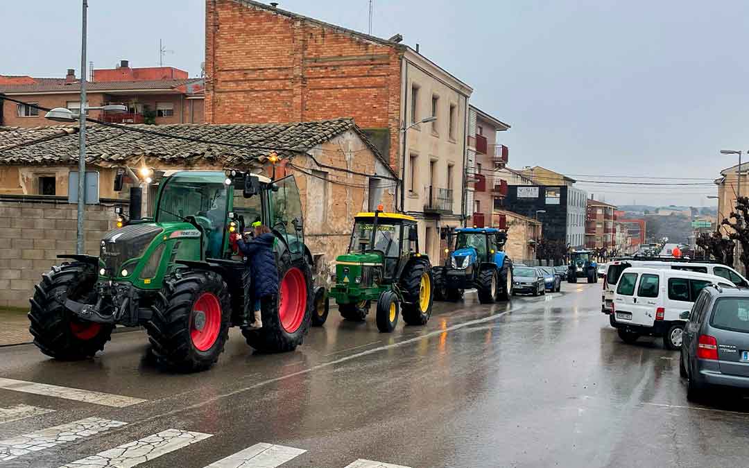 Movilizaciones en Caspe./ S.F.