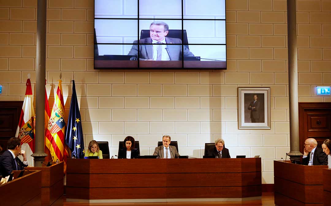 Plano ordinario de febrero de la Diputación Provincial de Zaragoza./ DPZ