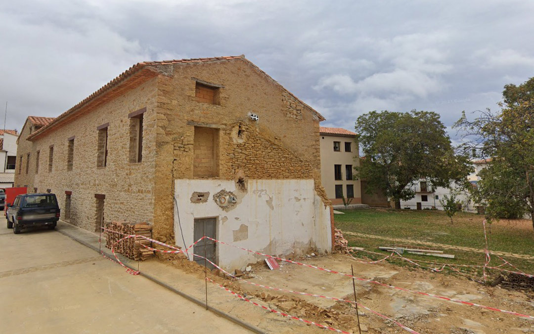 El centro, en obras, está ubicado en el antiguo convento de la localidad. /Ayto. Iglesuela