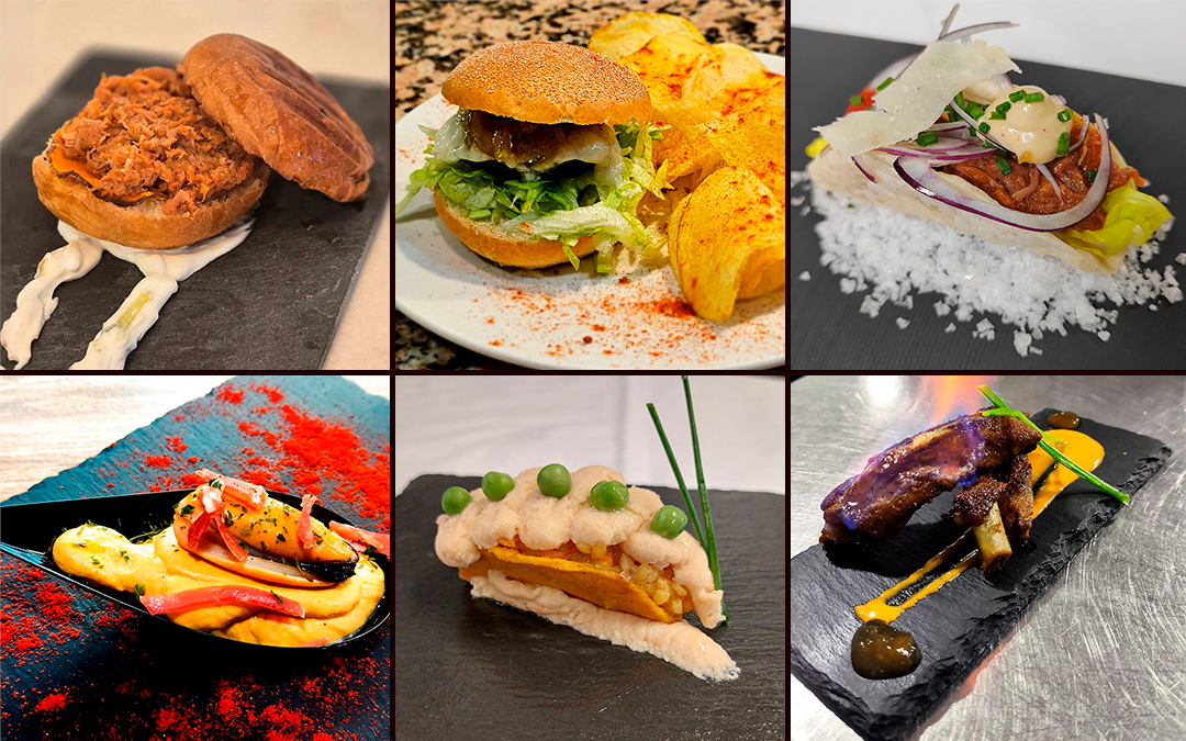 En la imagen, algunas de las 17 tapas que se pueden degustar en la X edición 'De tapas por Alcañiz'/ La COMARCA