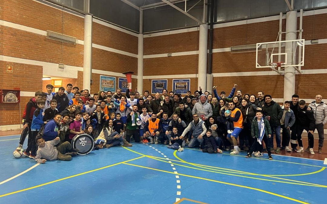 Celebración de la victoria por parte del Zafán F.S./ Z.F.S.