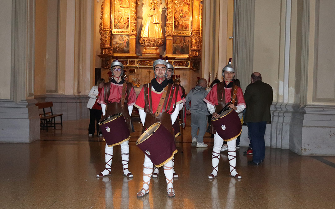Procesión de La Soledad el viernes santo en Alcañiz. /N.A.