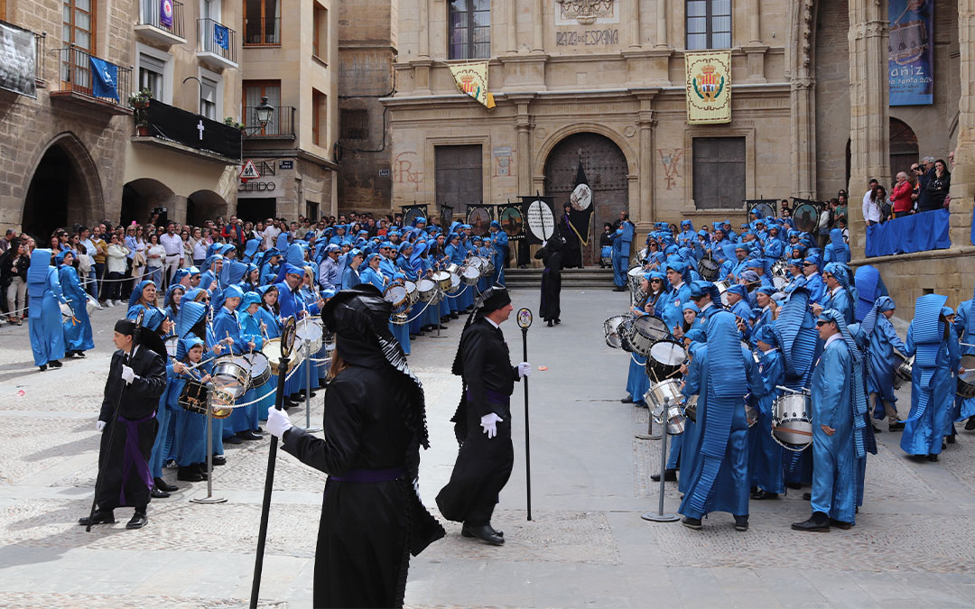 Procesión del Pregón de Alcañiz 2024./ Nerea Altaba