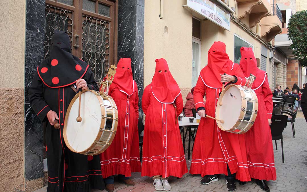 Ambiente de tambores en las calles de Andorra en las Jornadas Nacionales. / B. Severino